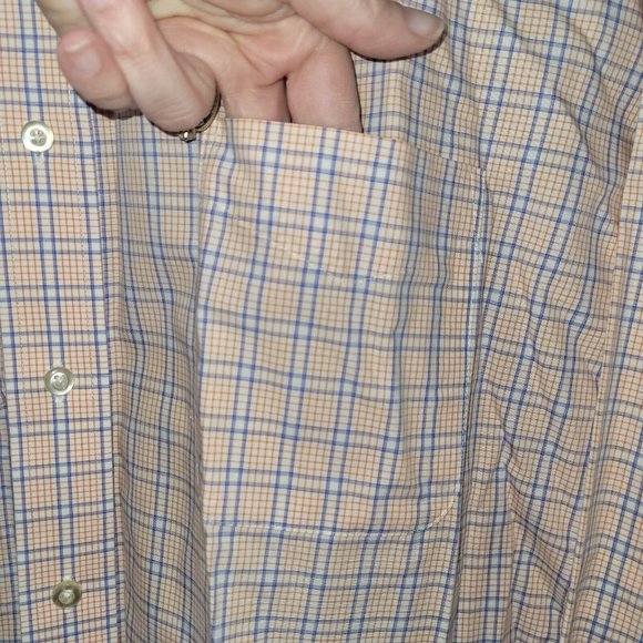 Sero by Forsyth Shirt Mens 2XL/XXL No Iron Tailored Fit Long Sleeve Button-Down - Picture 3 of 11